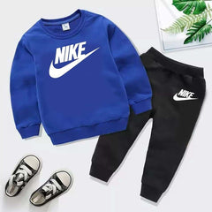 Kids Nike Printed Sweat-Shirt Style Track-Suit.