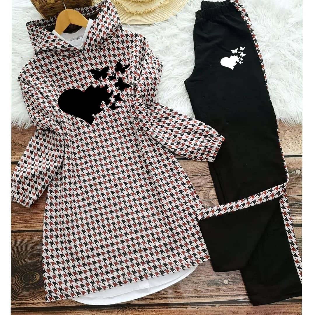 Multi Arrow Printed 2-Pcs Winter Tracksuit.