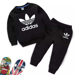 Kids Adidas Printed Sweat-Shirt Style Track-Suit.