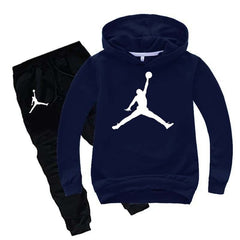 Kids Jordan Printed Pull-Over Hoodie Style Track-Suit.