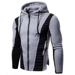 Thumb Style Winter Zipper Hoodie.