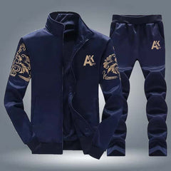 AK-47 Arm Printed Zipper Style 2-Pcs Winter Track-suit.