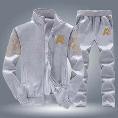 AK-47 Arm Printed Zipper Style 2-Pcs Winter Track-suit.