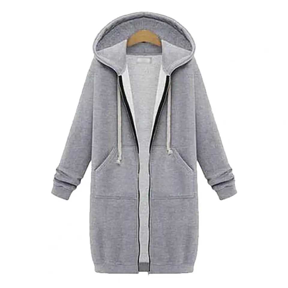 Premium Quality Long Zipper Hoodie For Winter's.