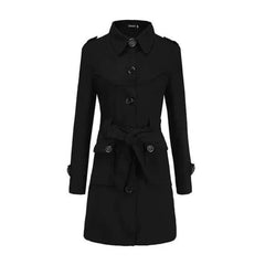 Collar Style Double Pocket Casual Winter Fleece Coat For Her.