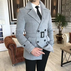 Mexican Belt Style Casual Winter Fleece Coat D-22.