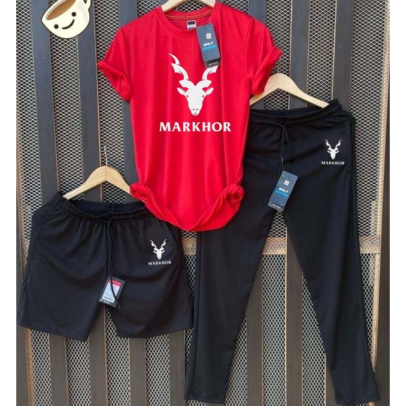 Markhor 3-Pcs Casual Summer Suit.