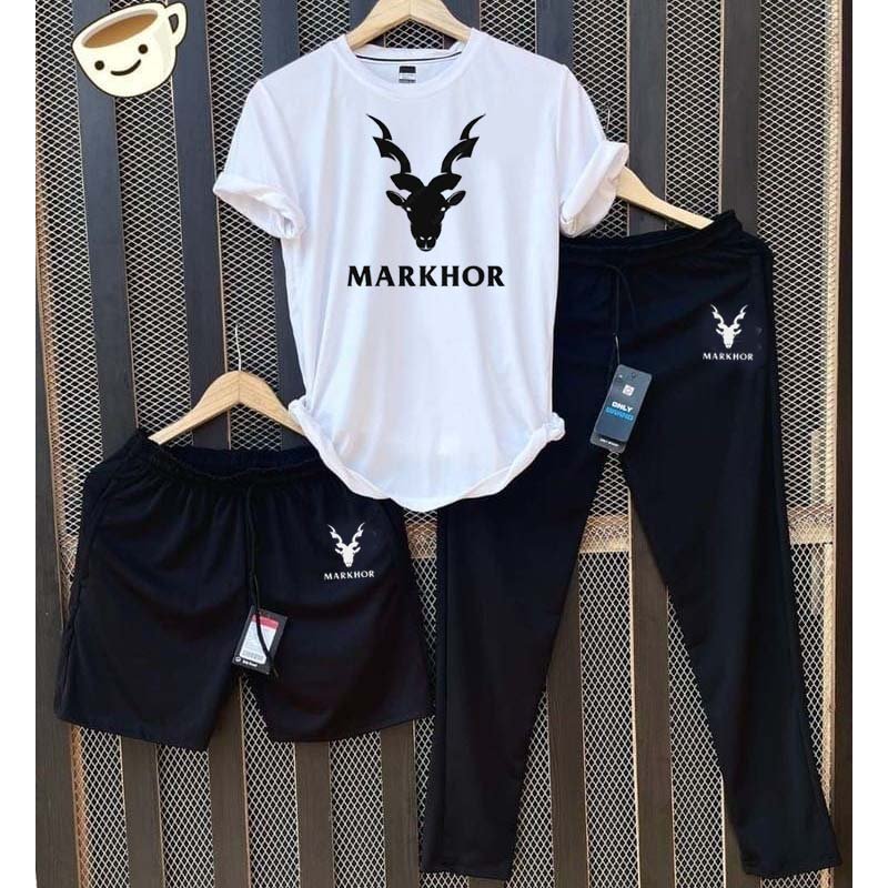 Markhor 3-Pcs Casual Summer Suit.