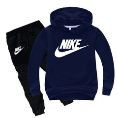 Kids Nike Printed Pull-Over Hoodie Style Track-Suit.