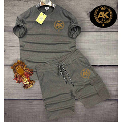 AK47 Cargo Short Style Printed 2-Pcs Summer Suit