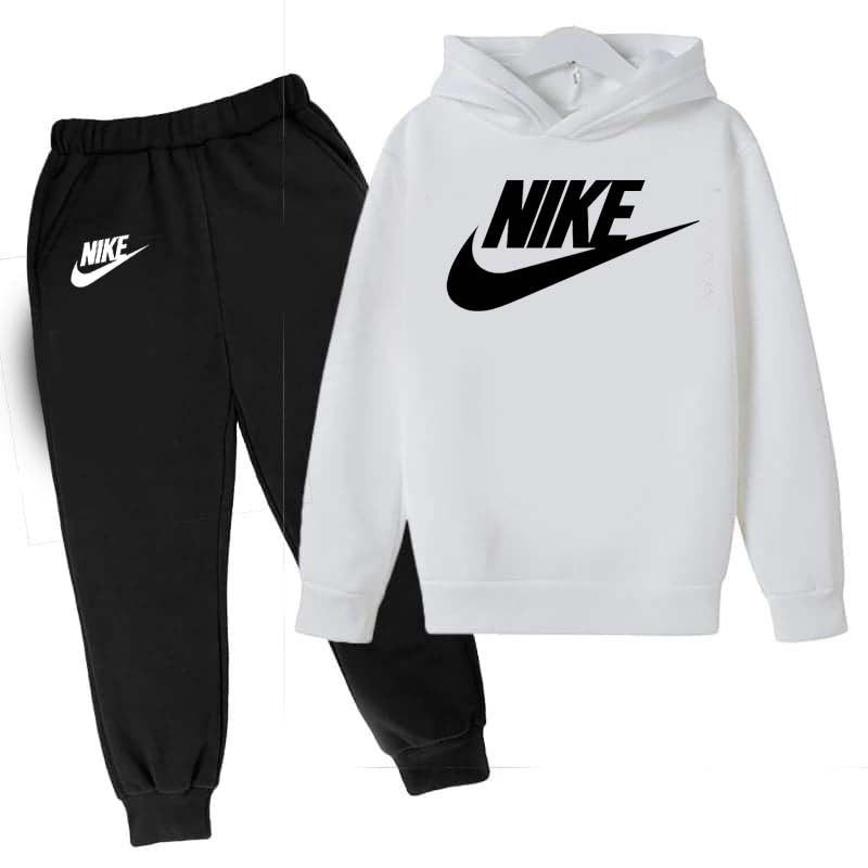 Kids Nike Printed Pull-Over Hoodie Style Track-Suit.