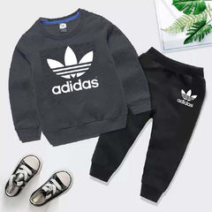 Kids Adidas Printed Sweat-Shirt Style Track-Suit.