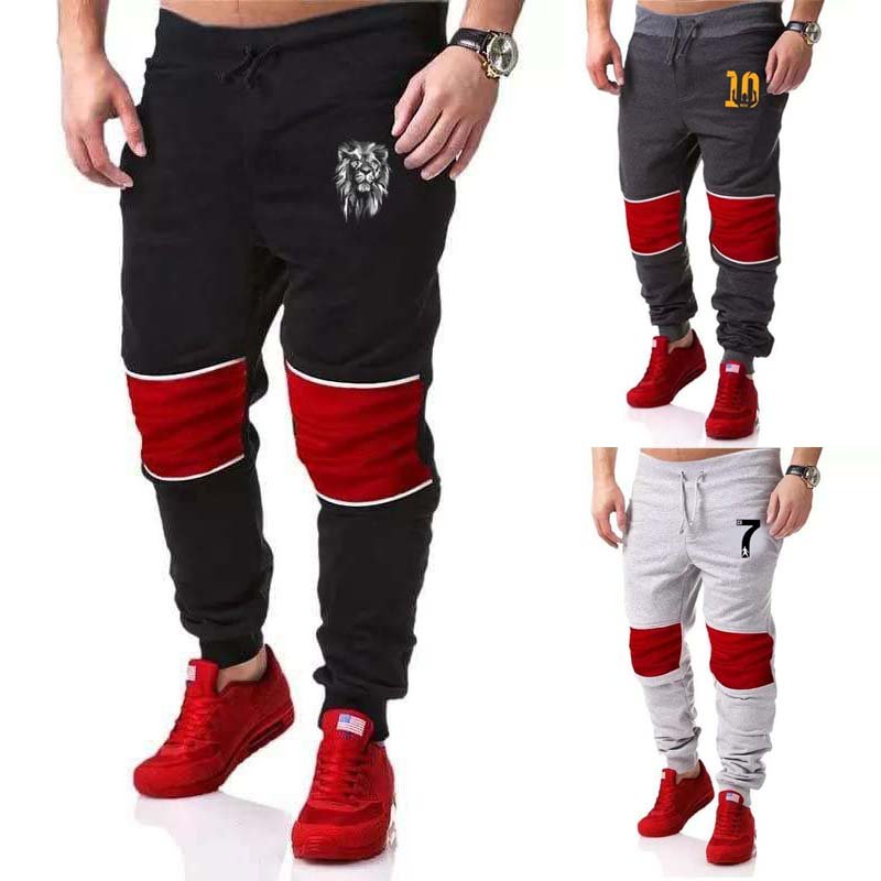 Bundle Of 3 Printed Red-Patch Trouser.