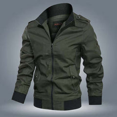 Moto Style Winter Zipper Jacket.