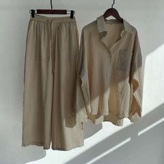 Western Shirt Style 2-Pcs Stiched Co-Ord Set.