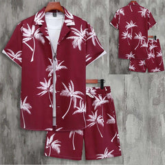 3D Tree Printed Dry-Fit 2-Pcs Summer Suit.