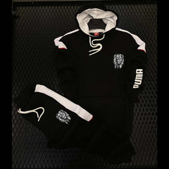 GL Contrast Hoodie Style 2-Pcs Premium Quality Winter Tracksuit. MWTS-502