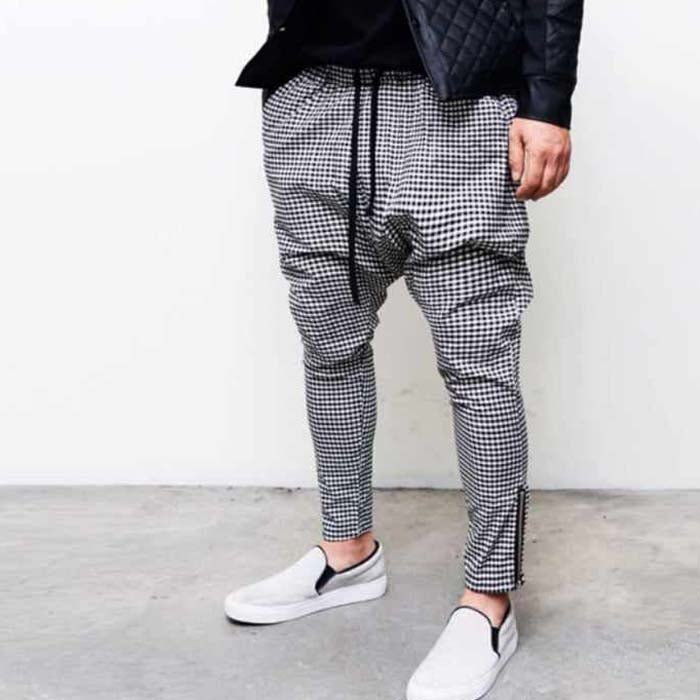 Dot Printed Drop Zip Style Summer SweatPant.